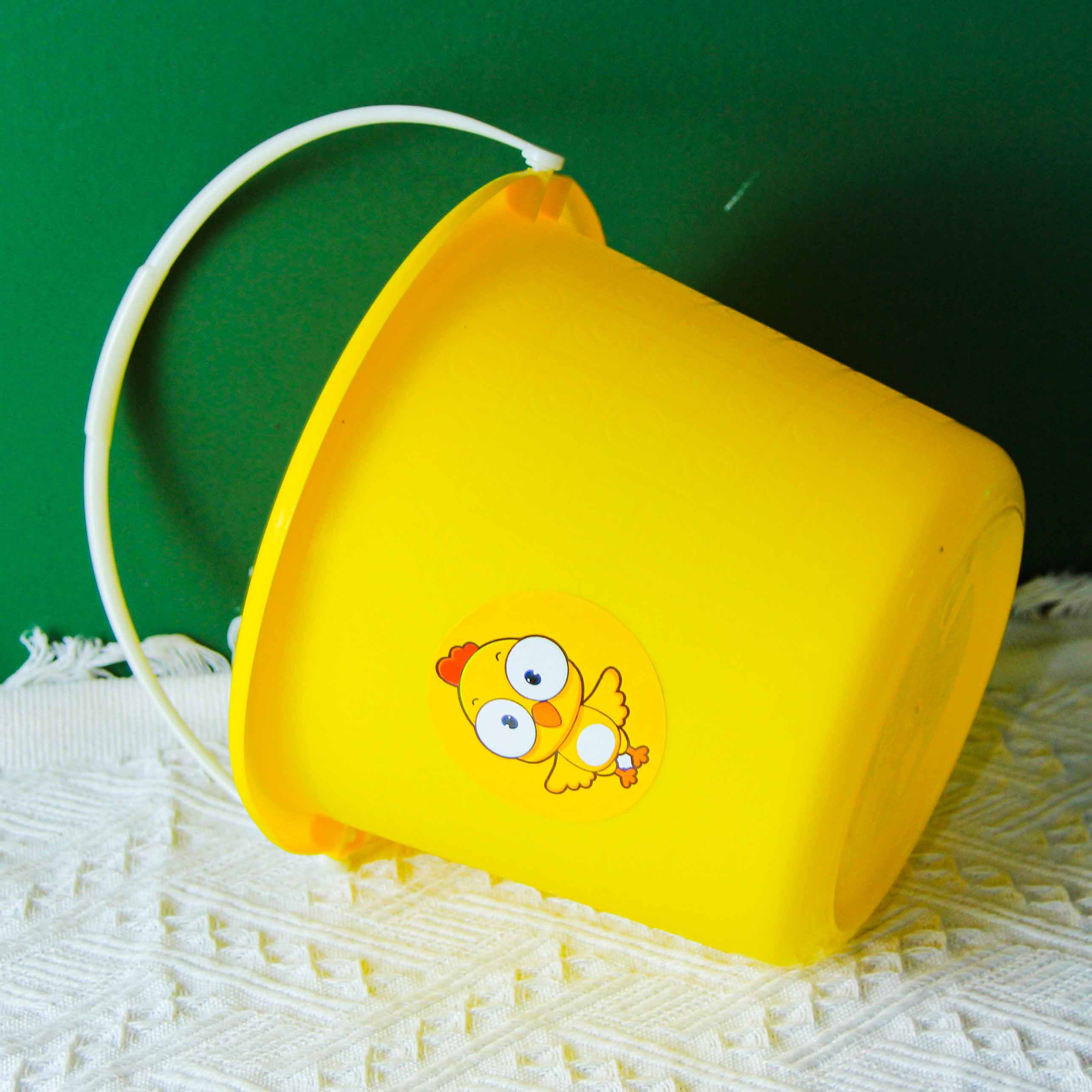 88-3 Portable Small Yellow Bucket - Image 2