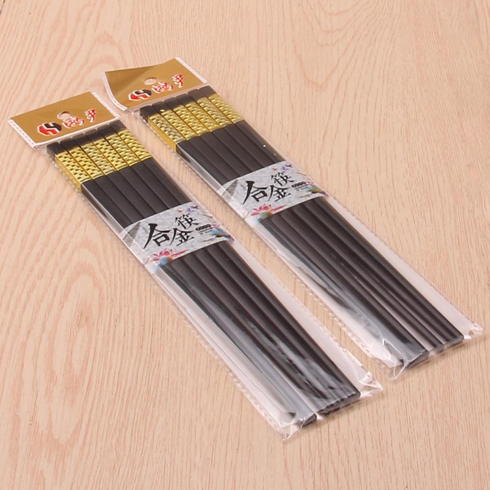 Hongyin Three Pairs of Alloy Chopsticks