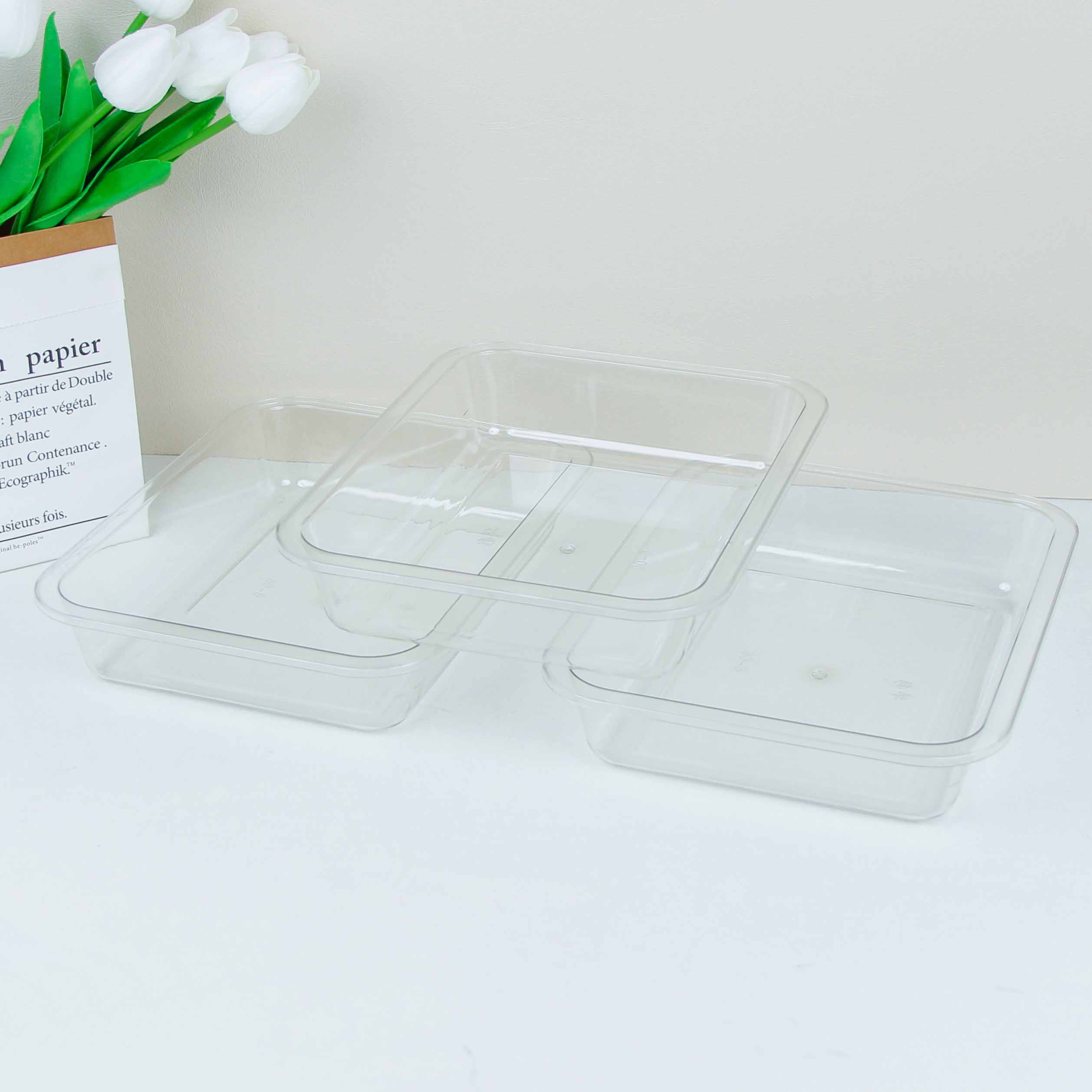 Hc6-06 Transparent Pet Ice Basin