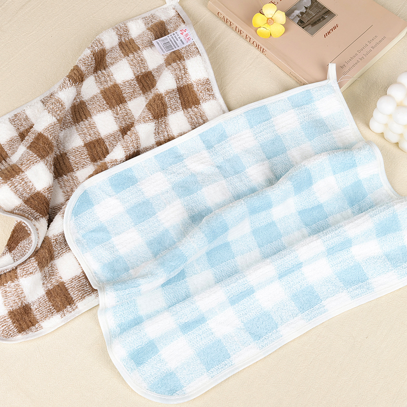 013 plaid square towel (35*35) - Image 2
