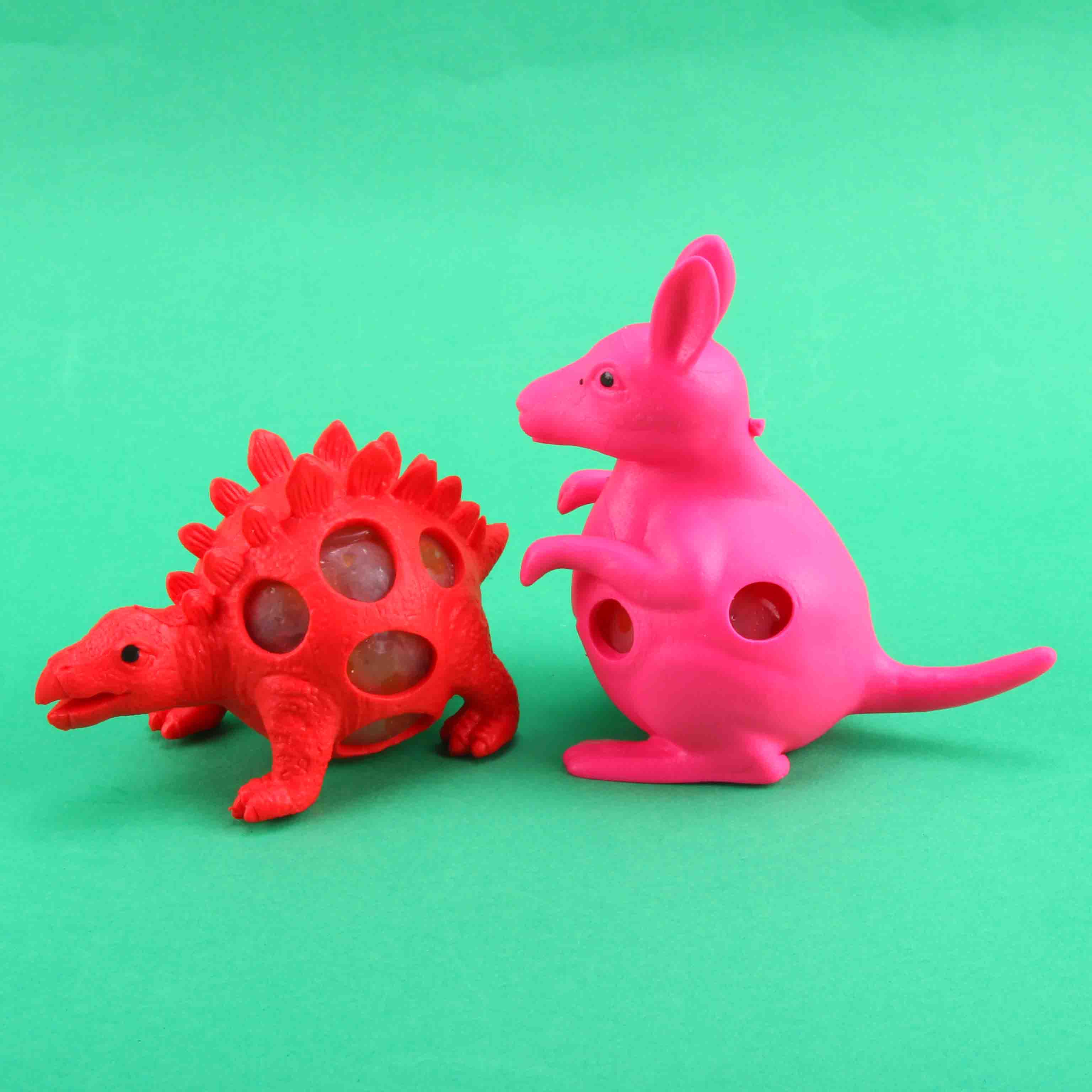 Bucket-Packed Mixed Animal Stress Ball