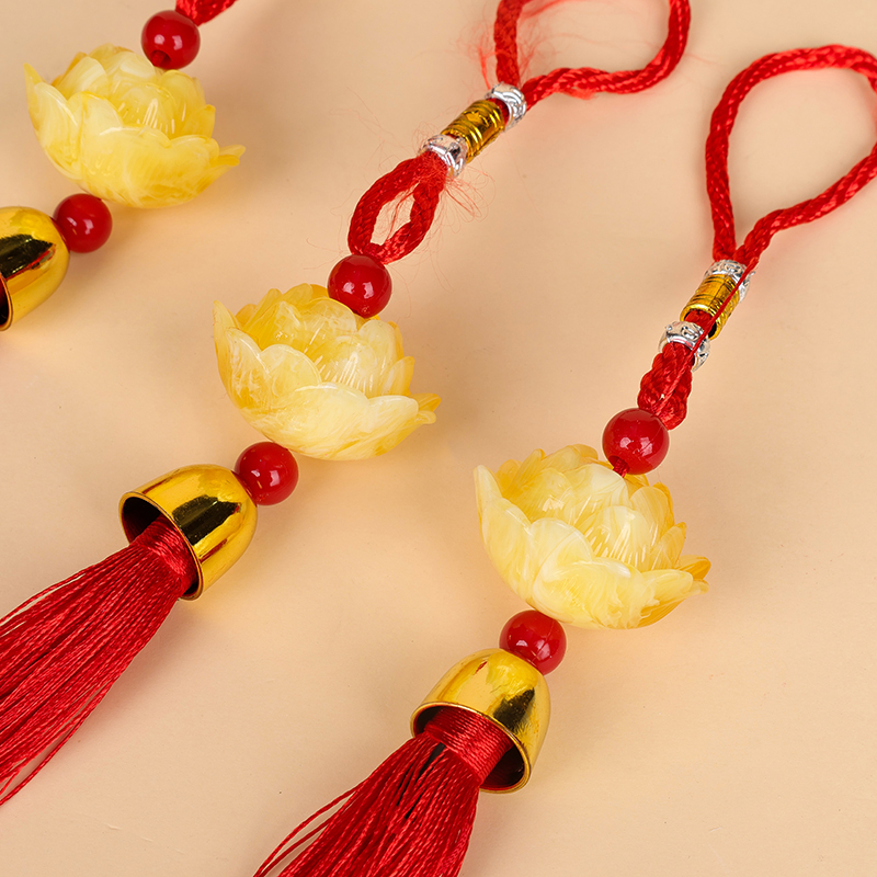 bagged resin lotus chinese knot - 이미지 3