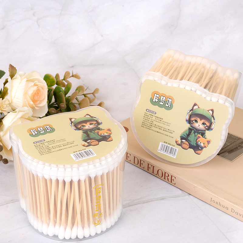 918 Zi Meng Qi Guru Cat Cotton Swabs (220)