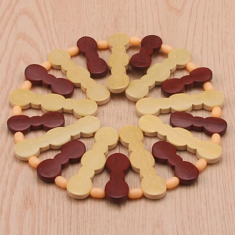 Figure 8 bamboo cushion