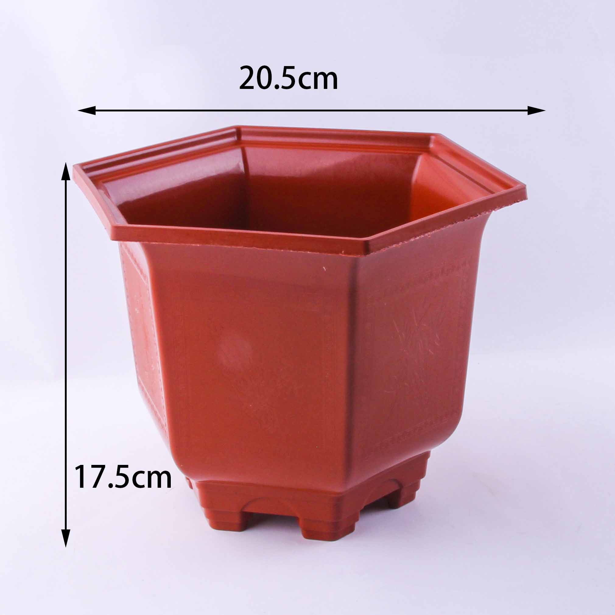6-210 Hexagonal Flowerpot - Ảnh 3