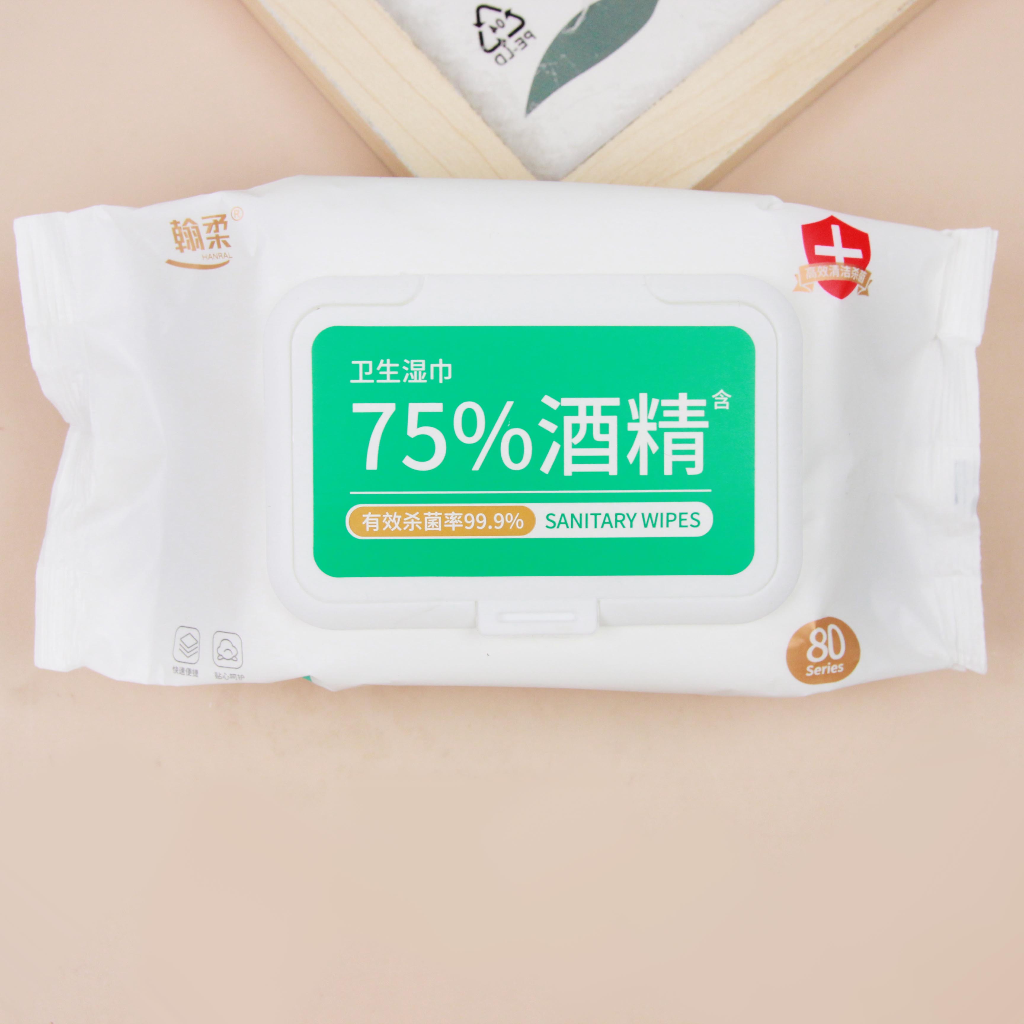 Han Rou 1095 Alcohol Wet Wipes