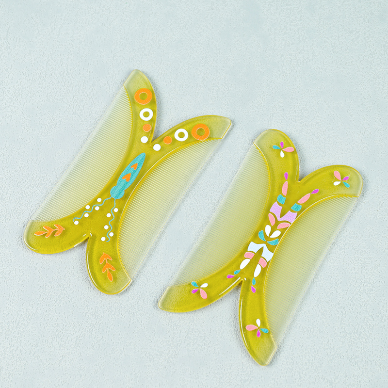 31 Faux Horn Butterfly Comb