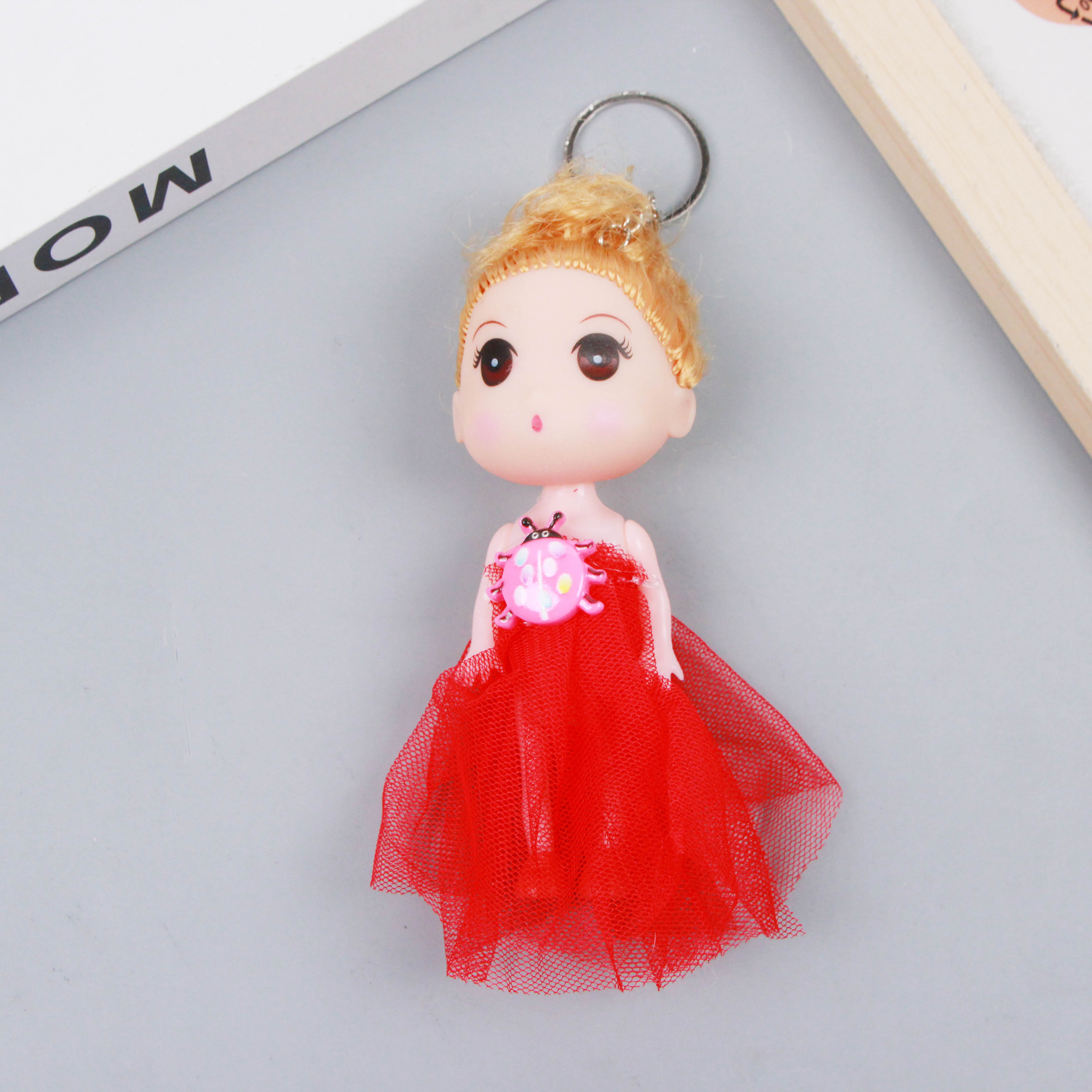 Resin cartoon doll pendant
