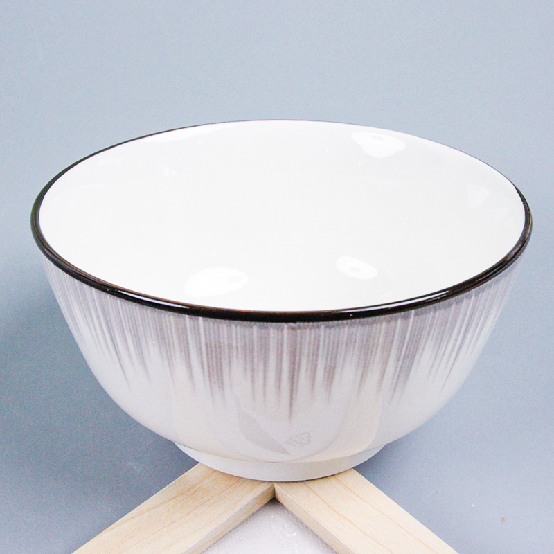 Printed Color 5-Inch Salad Bowl (Time Grey)