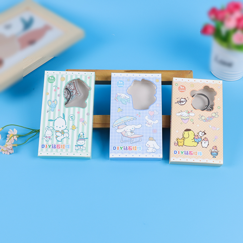 Zsh-516 Goo Card Rhinestone Painting Keychain