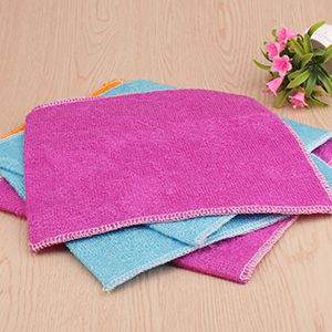 25*25 Color Bamboo Fiber Cleaning Cloths