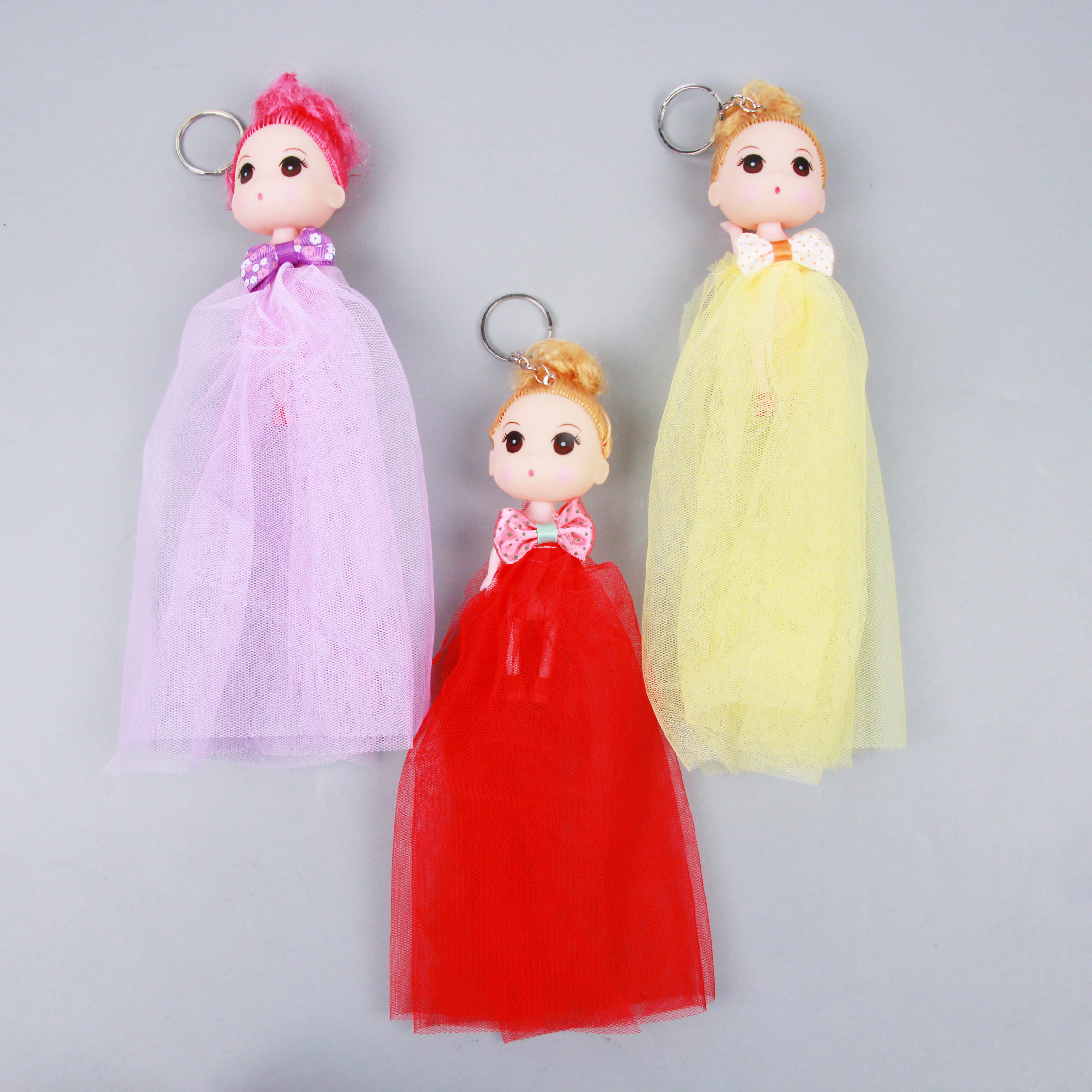Bow tie mesh skirt doll pendant (long style) - Image 2
