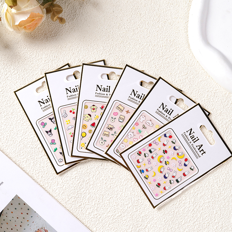 5D embossed children's nail stickers - Image 5