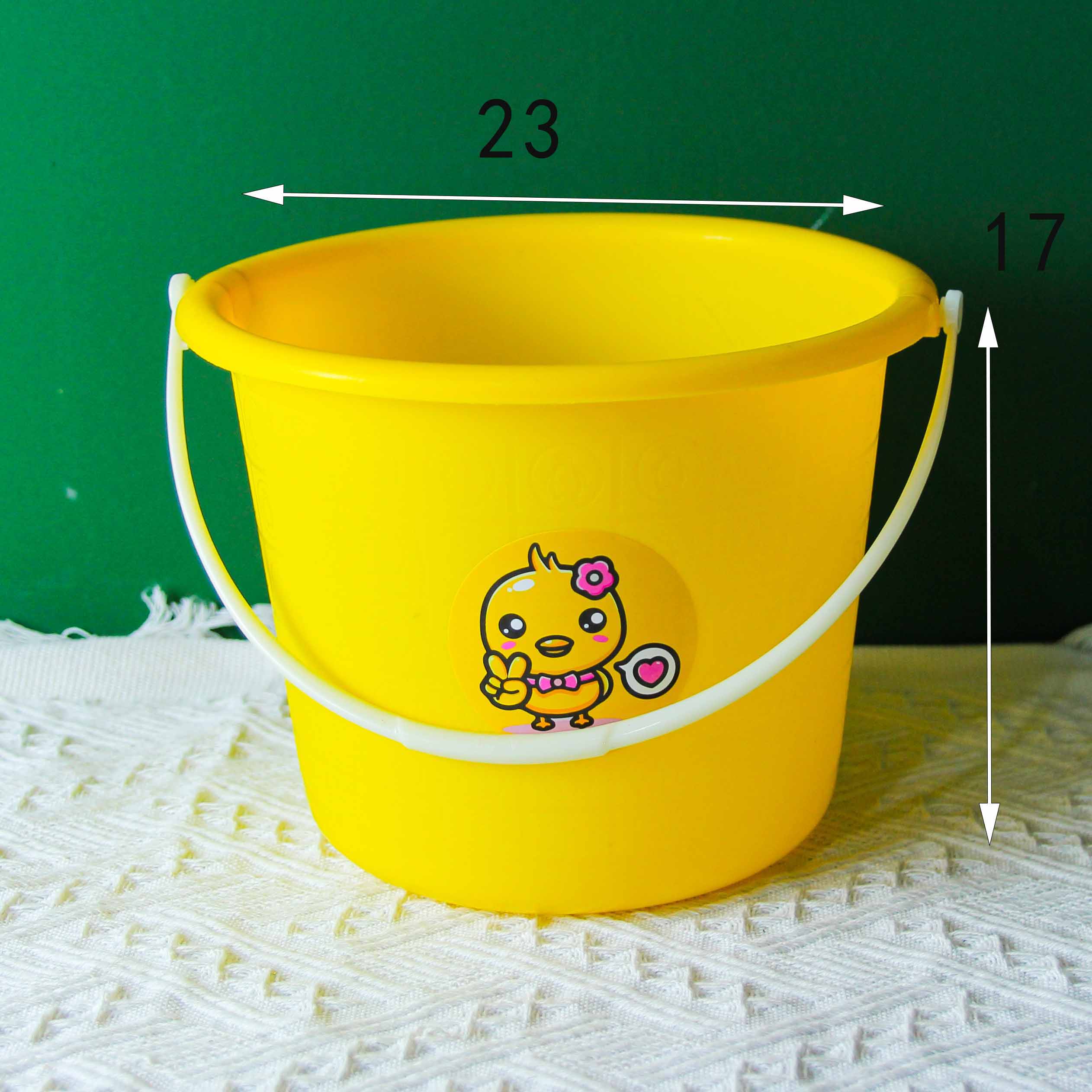88-3 Portable Small Yellow Bucket