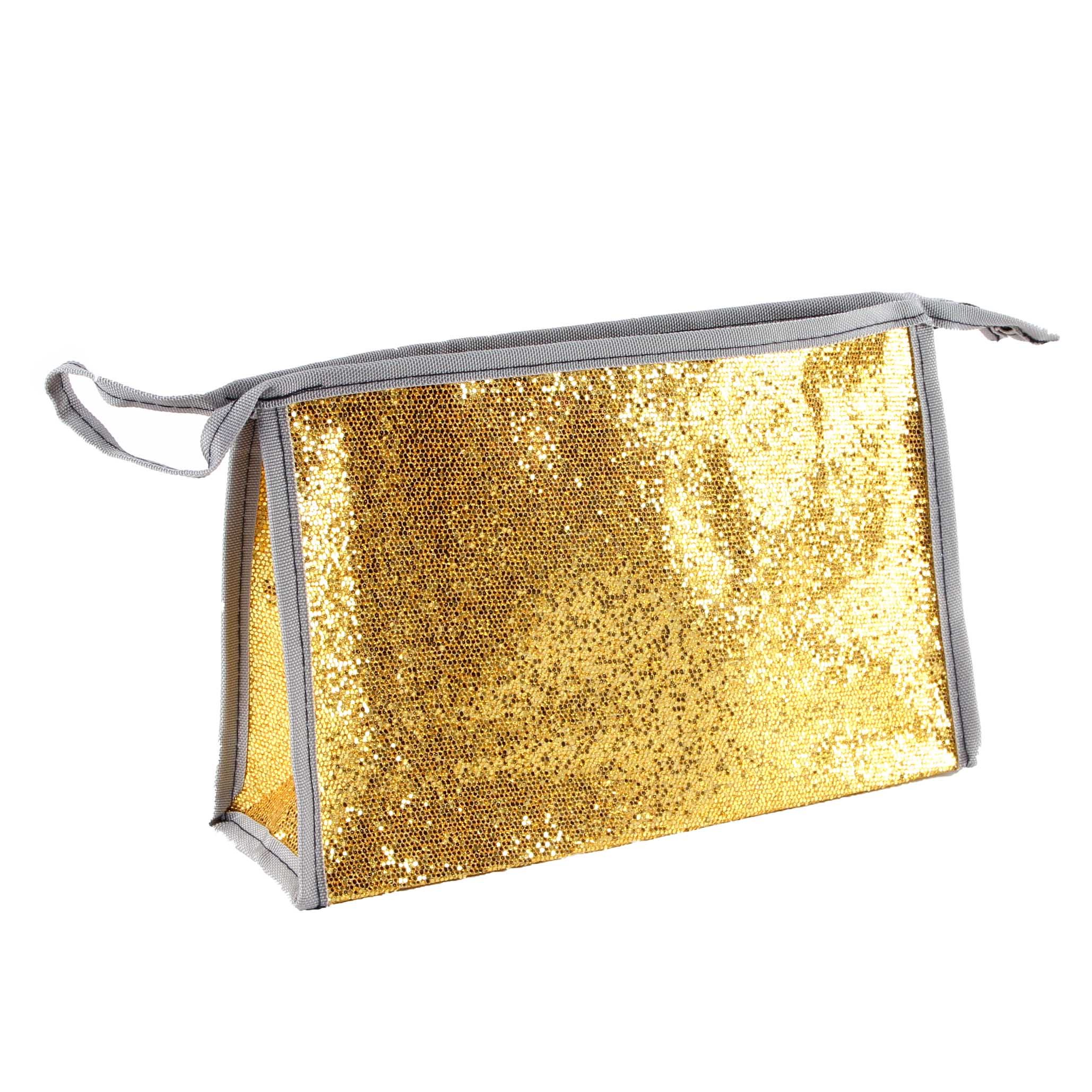 Gold powder makeup bag - Image 2