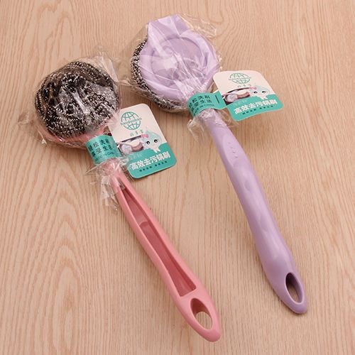 Bright Color 8016 Stainless Steel Scourers Pot Brush