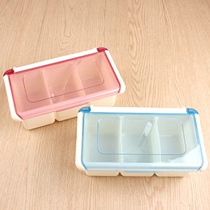 8273 Three-Grid Seasoning Box