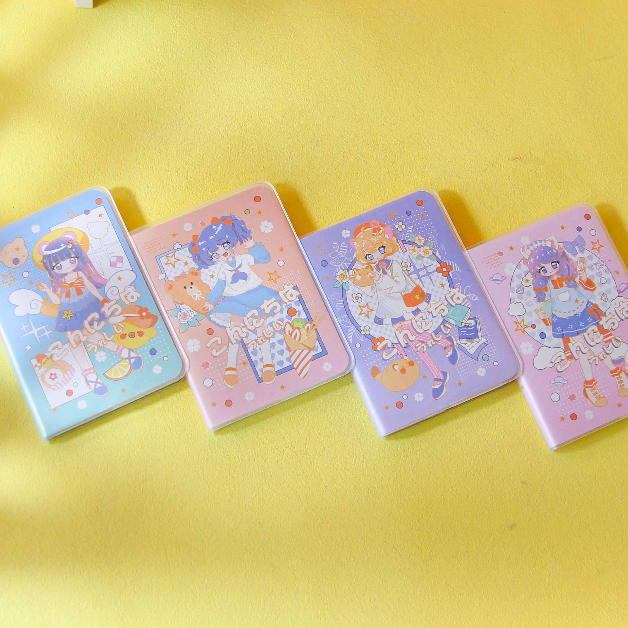 7064 Mini Notebook With Rubber Band (Random Style) - Image 3