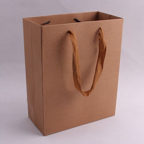 Medium cowhide gift bag verticall - Image 2