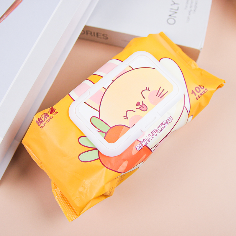 Cotton Qingxin 2298 Radish Rabbit Baby Wipes (100)