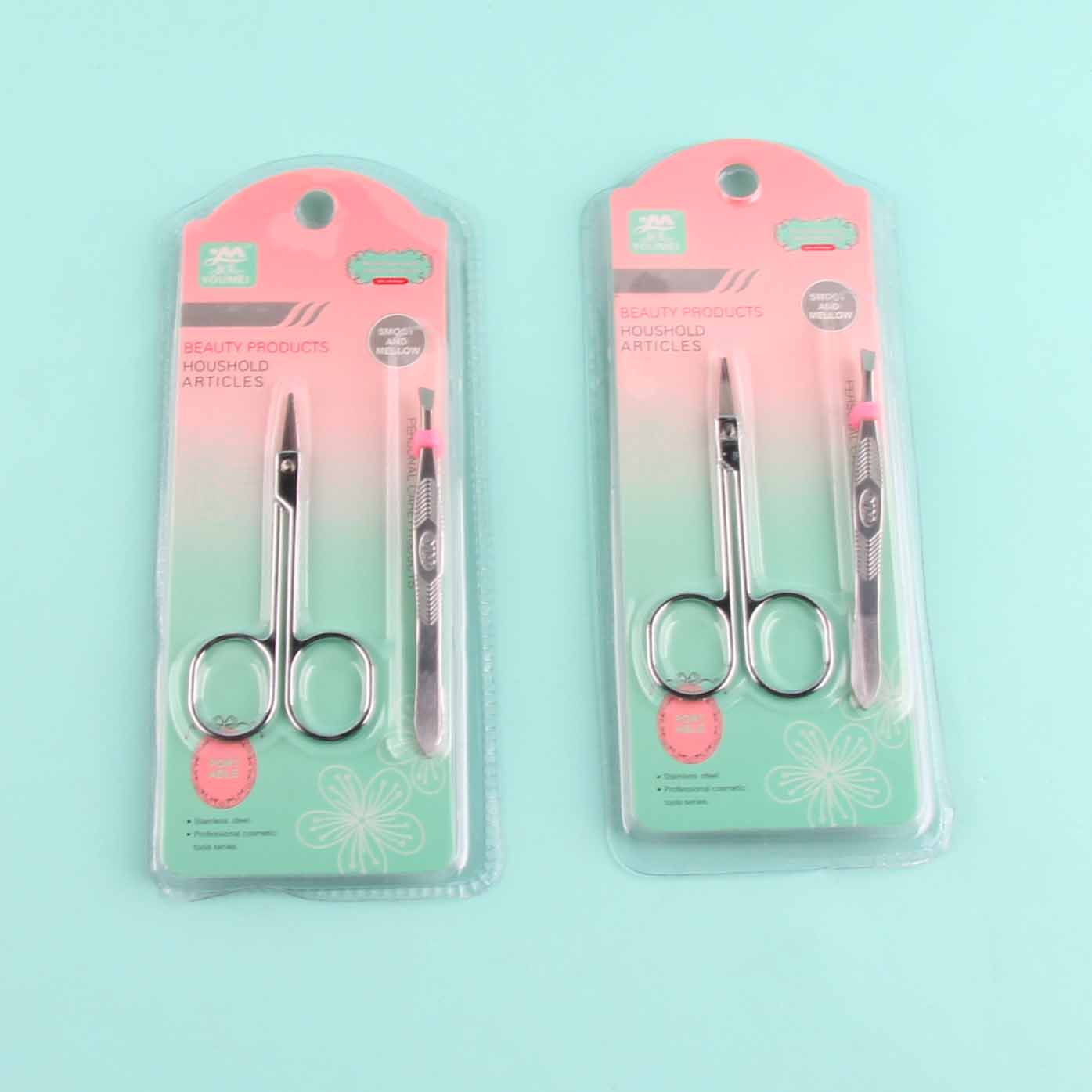 854 Eyebrow Clip Eyebrow Scissors Set