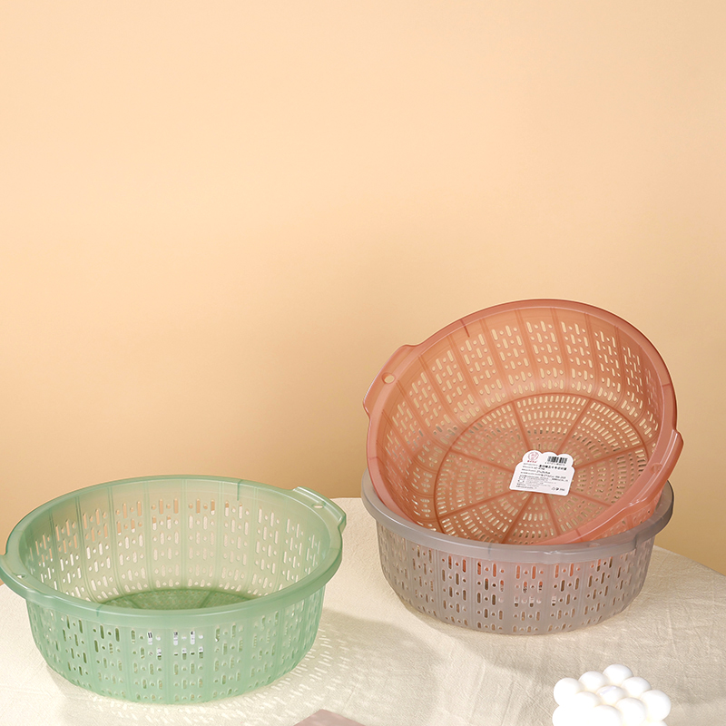 HT9798 transparent medium storage basket (27*25*9)