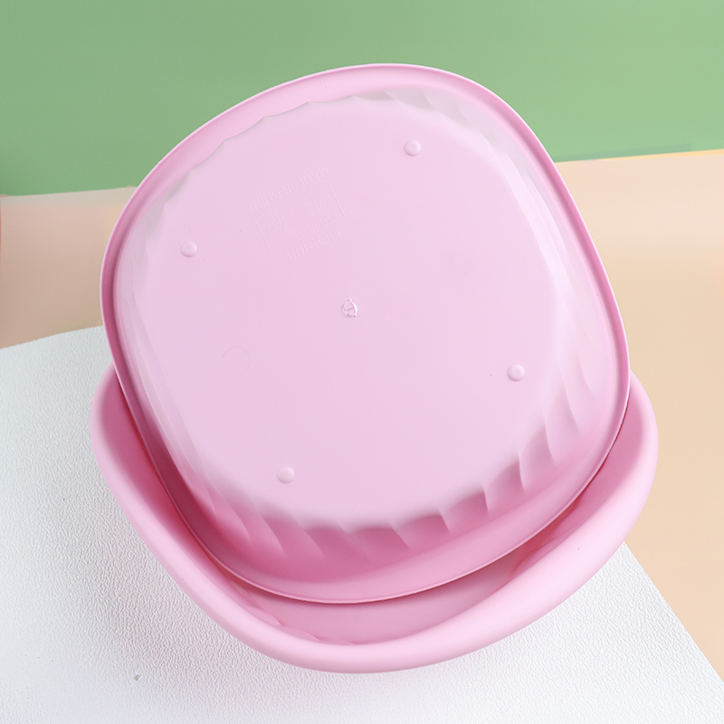 803 Square Colored Stripe Basin - Image 4