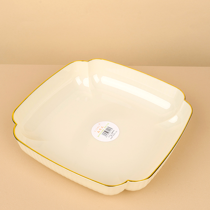 7105 gilded white fruit plate - Image 2