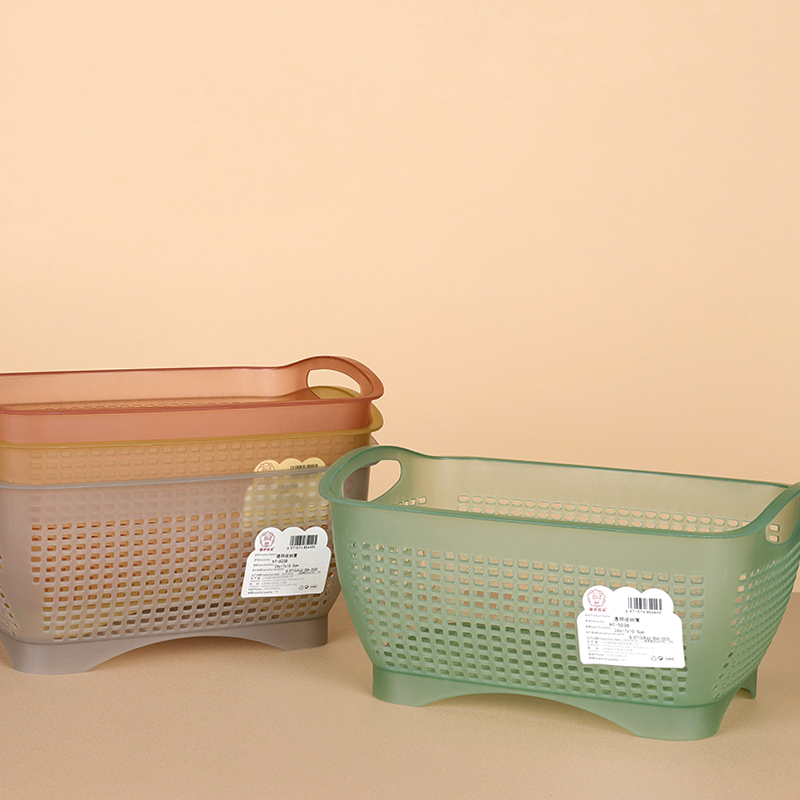 HT5038 transparent square storage basket (24*17.2*11)