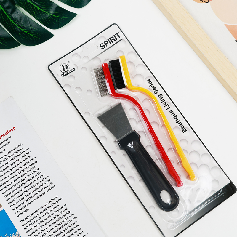 G007 Three-piece set of kitchen spatula brush