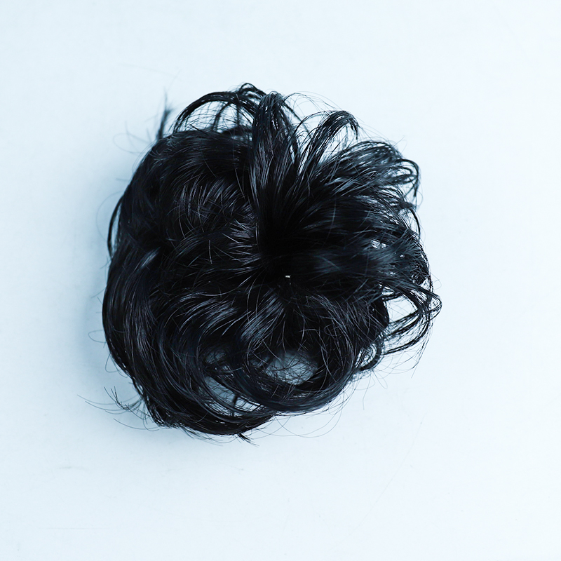 Black wig hair loop - Ảnh 2