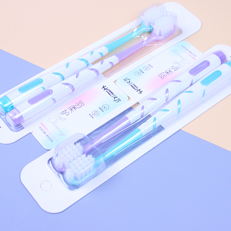 Hanfang 562 Soft Bristle Luxury Double-Brush Toothbrush