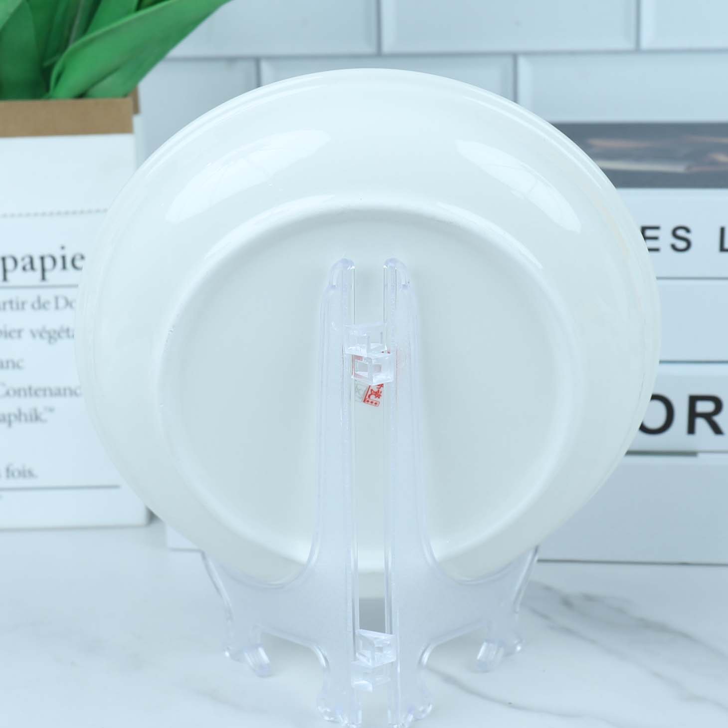 Printed 7-inch sweetheart plate (random pattern) - Image 4