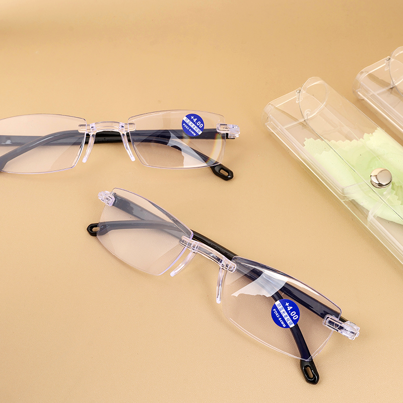 Soft box anti-blue light reading glasses 400 degrees