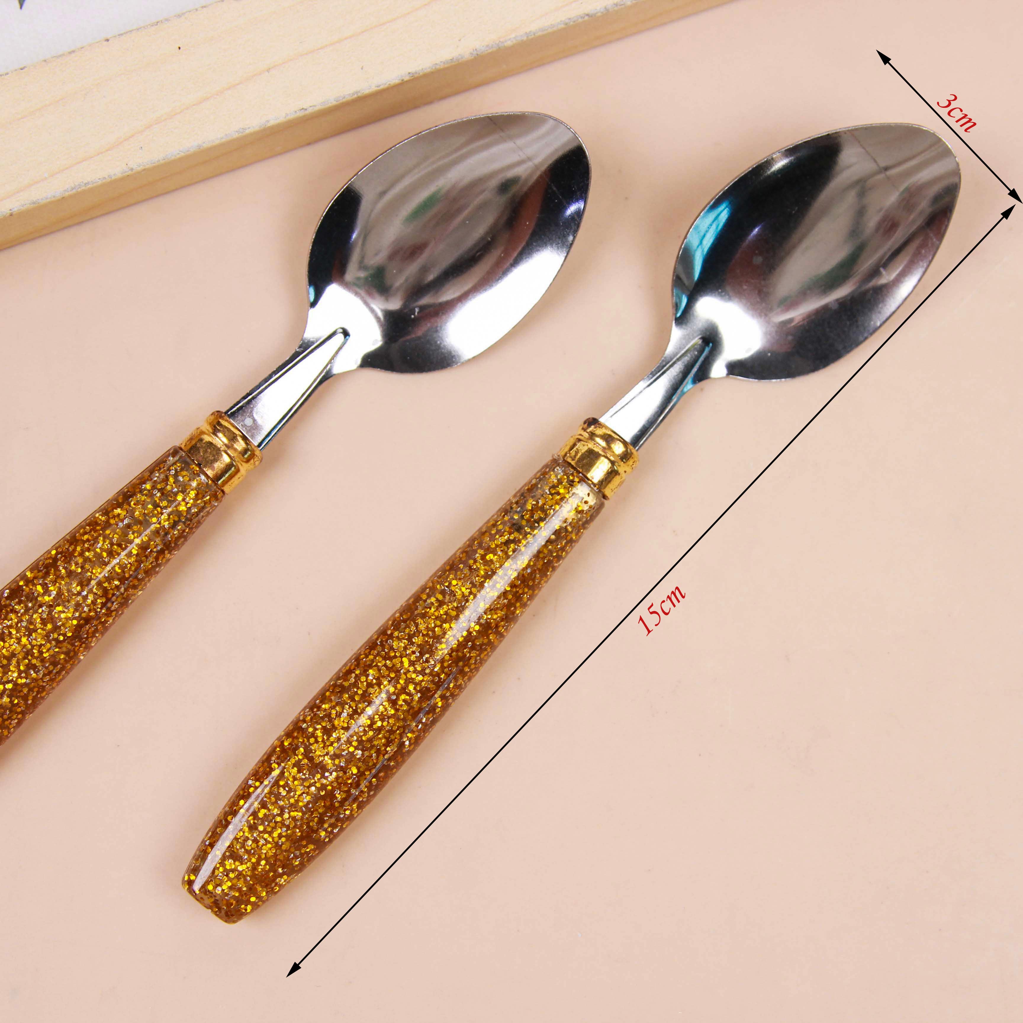 8182 Gold Powder Small Baoling Spoon (2 Pack) - Image 2
