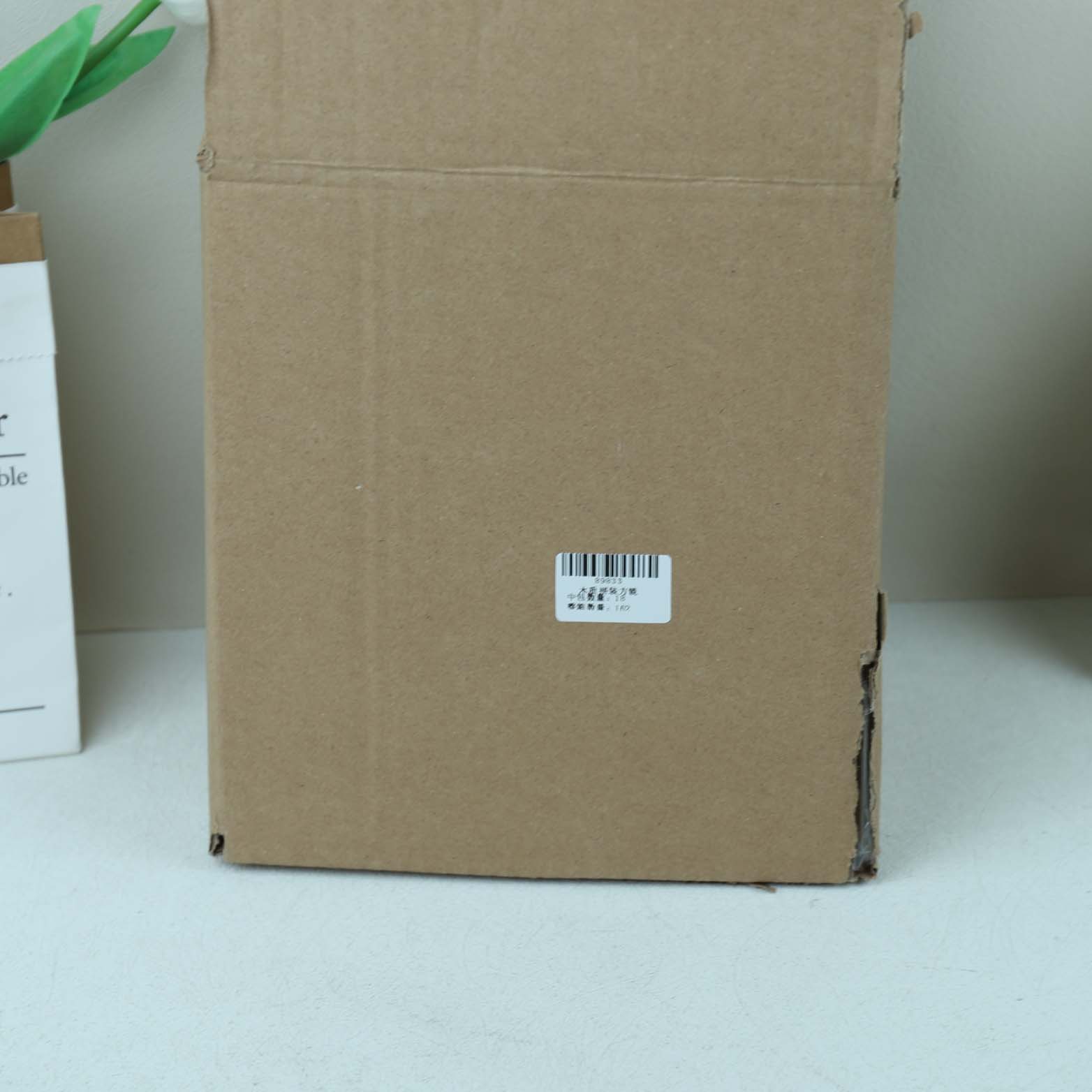 Wooden Assembled Square Mirror - Ảnh 3