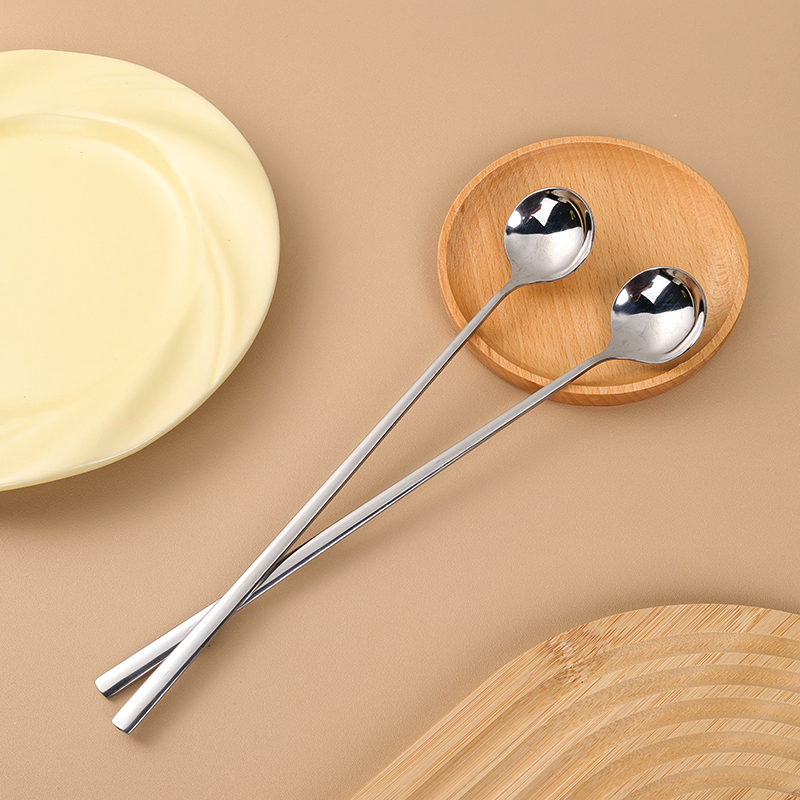 Medium Korean-style round spoon - Ảnh 4