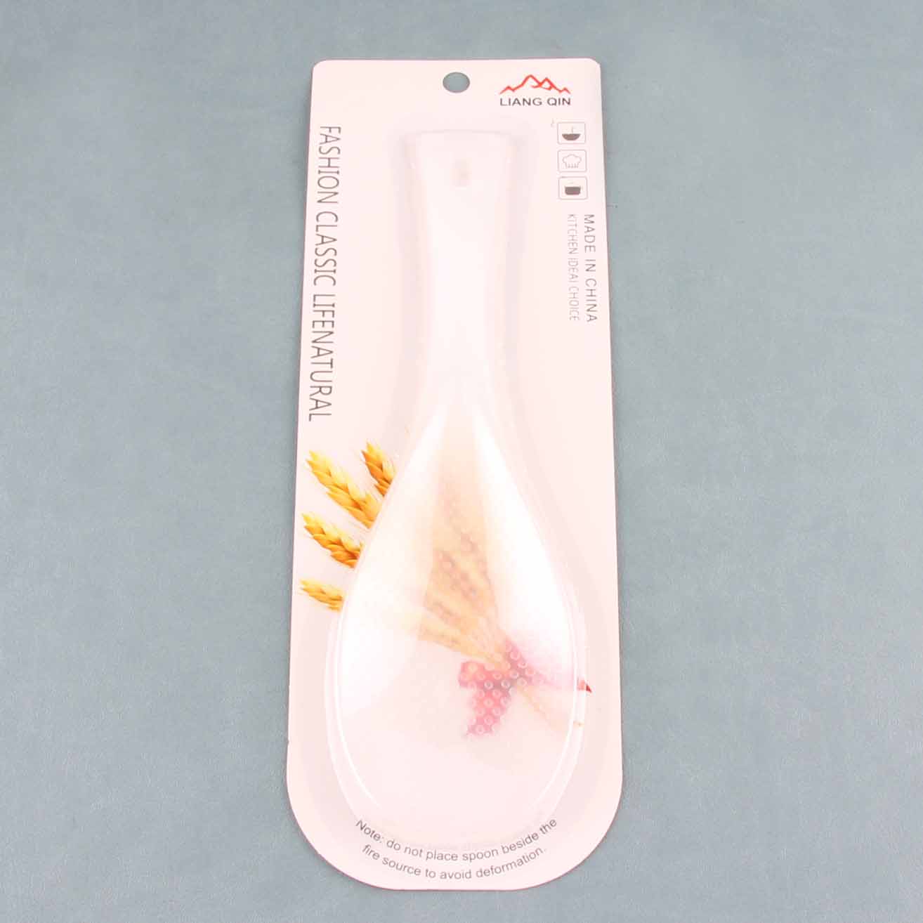 280 Blister-Packed Transparent Large Rice Spoon