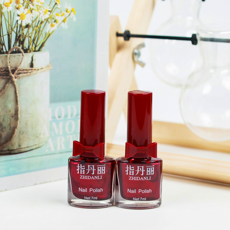 Refers to Danli wine red Nail Polish - Image 3