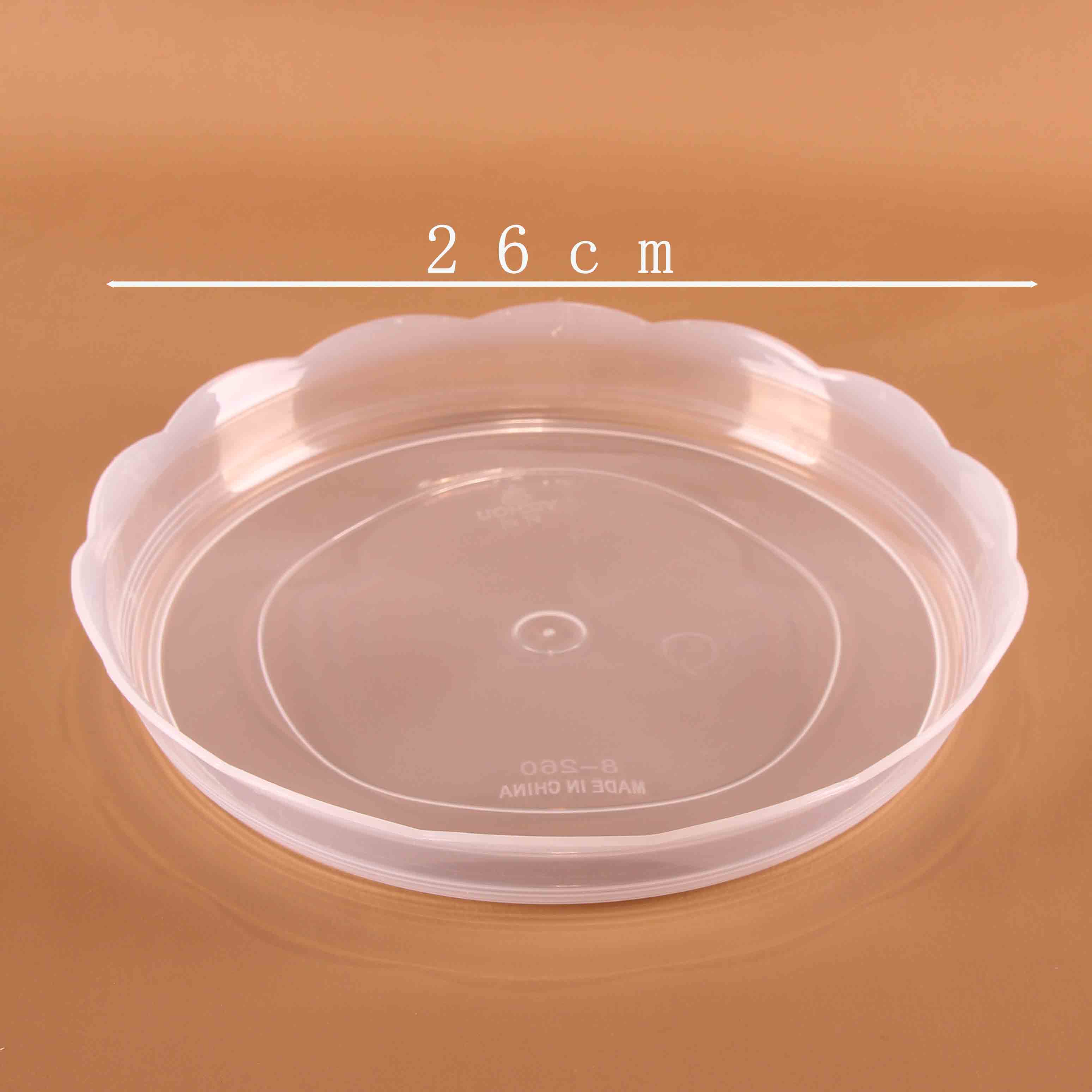 8-260 Transparent Flower Pot Base