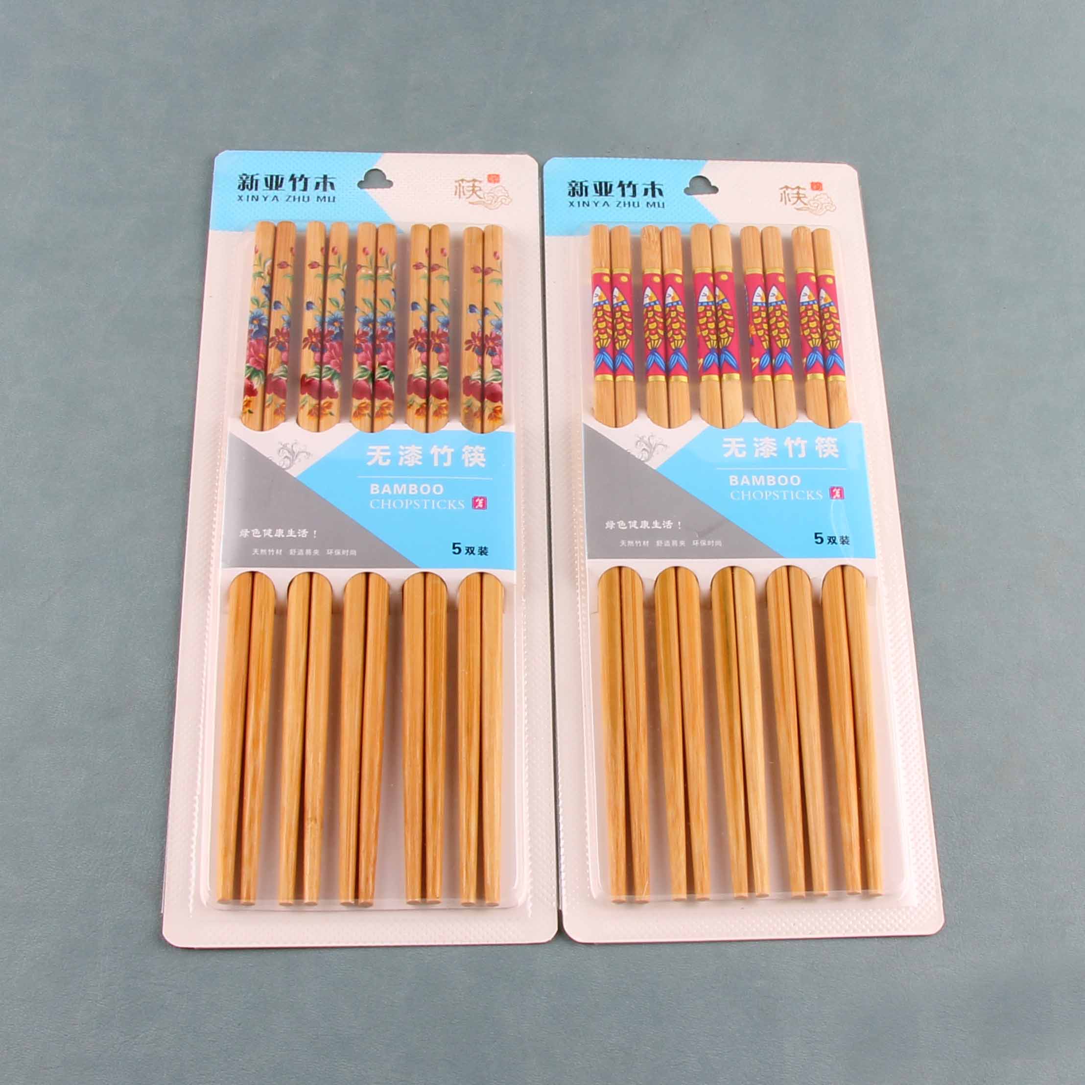 High-grade 5 double printed chopsticks 0053