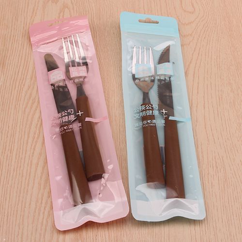 Bag-Packed Steak Knife and Fork Set