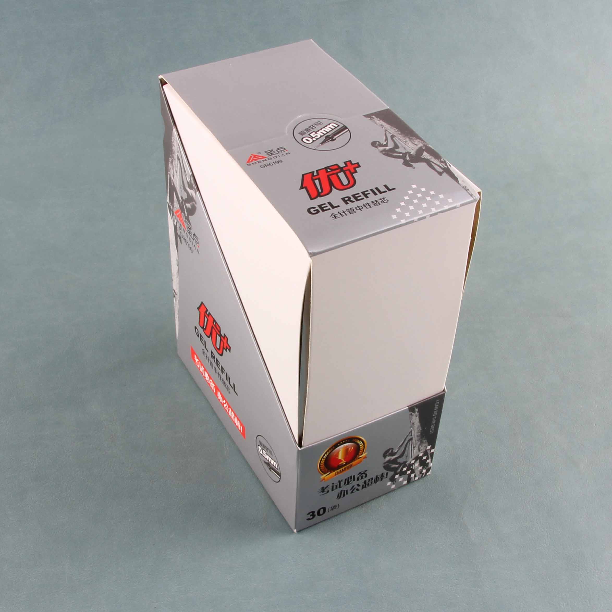 Gr6199 Shengdian 12 Retractable Gel Pen Refills (Black)