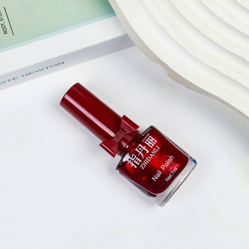 Refers to Danli wine red Nail Polish - Image 2