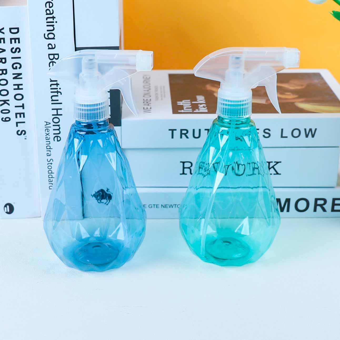 161 Square Crystal Spray Bottle (500Ml) (8/Pack)