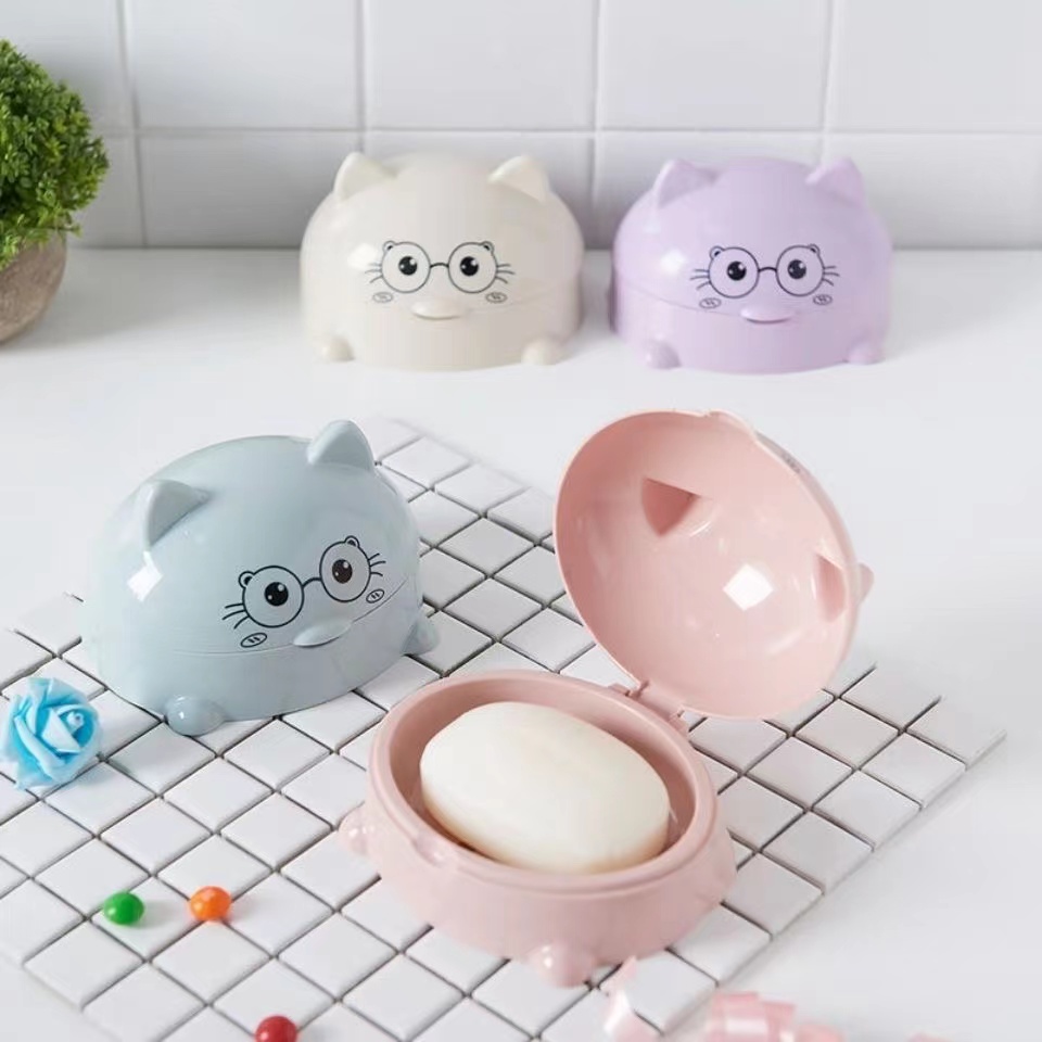0797 Little Cat Covered Soap Dish