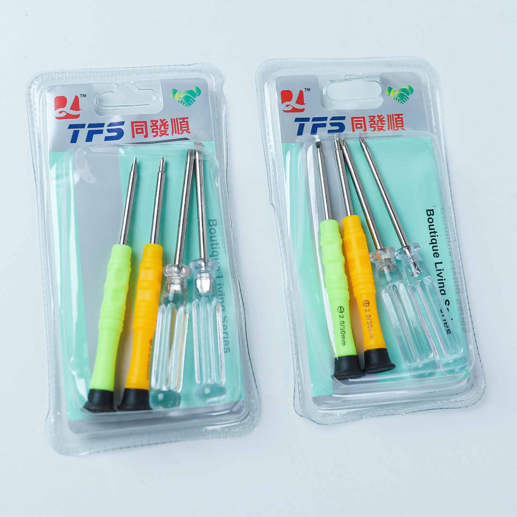 E0086 Transparent + Colorful Screwdriver Set