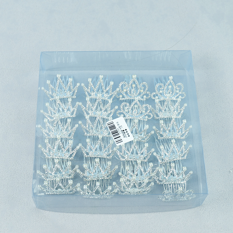 Boxed Pearl Rhinestone Crown - Image 4