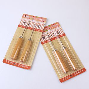 Awl + crochet combination