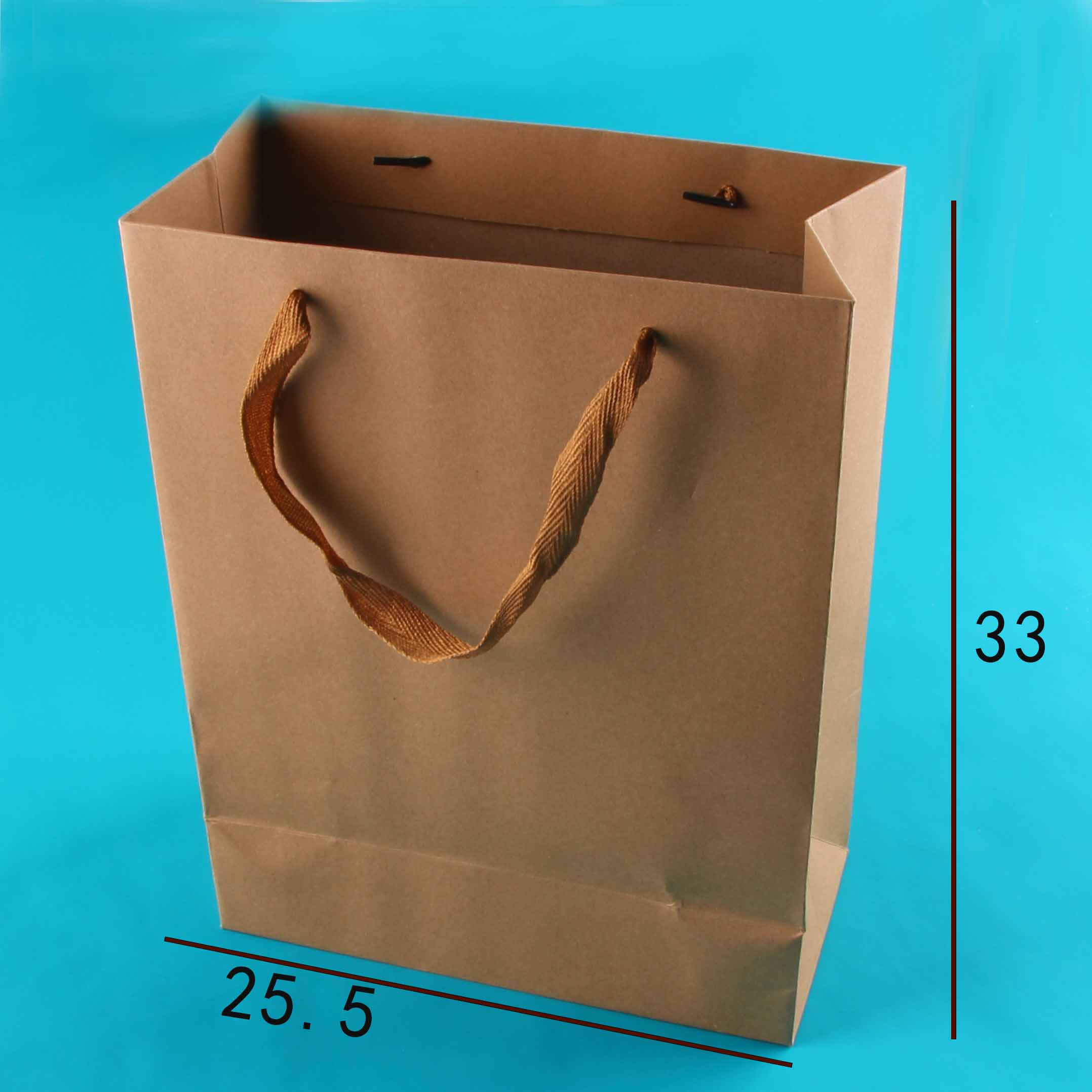 Extra-Large Brown Gift Bag Vertical - Image 2